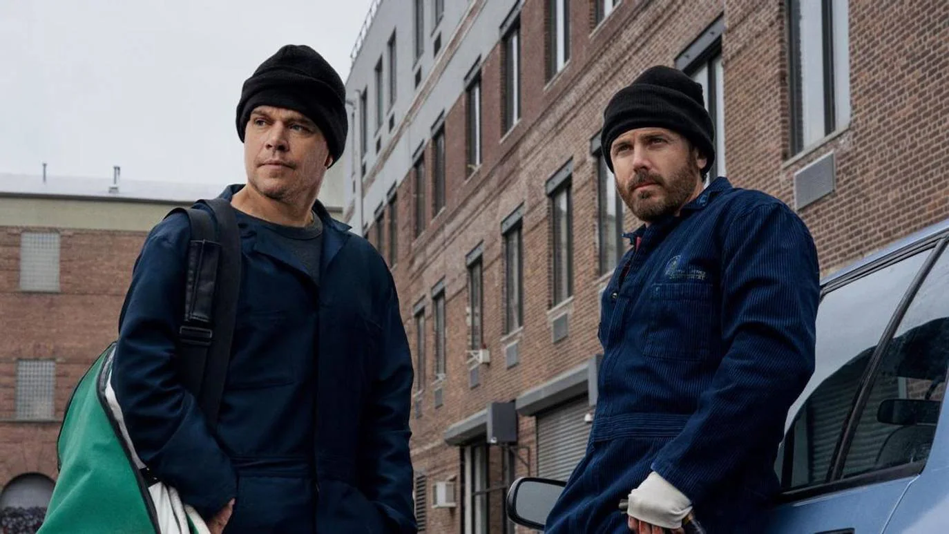 Matt Damon y Casey Affleck en 'Los instigadores'