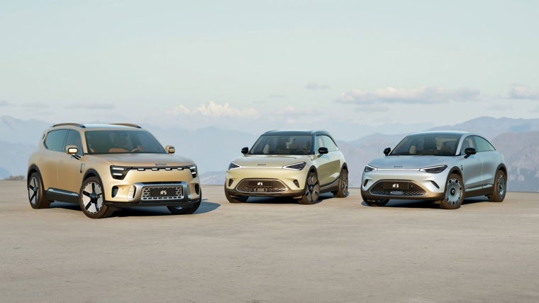 La gama Smart actual: #5, #1 y #3