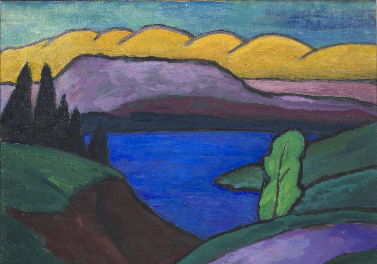 'Lago' de la expresionista alemana Gabriele Münter.