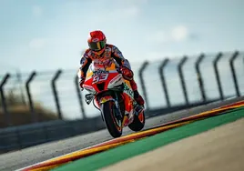 Marc Márquez en el GP de Aragón de 2022.