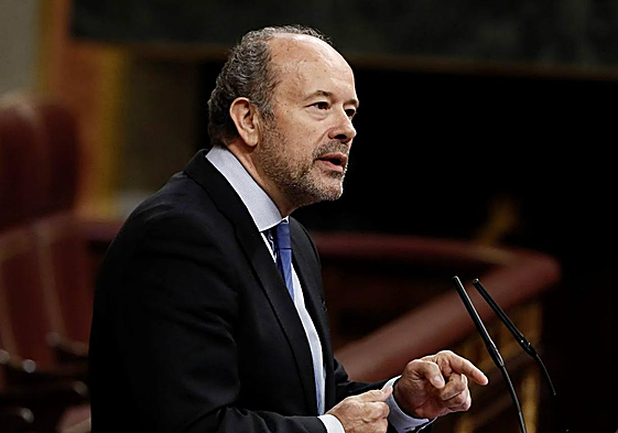 Juan Carlos Campo cuando era ministro de Justicia.