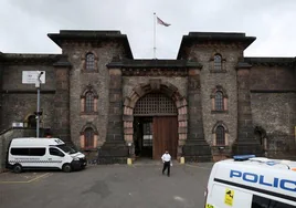 Entrada a la prisión de Wandsworth en Londres.