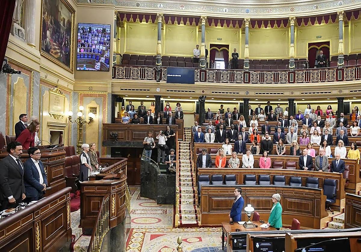 Pleno del Congreso de los Diputados este martes.