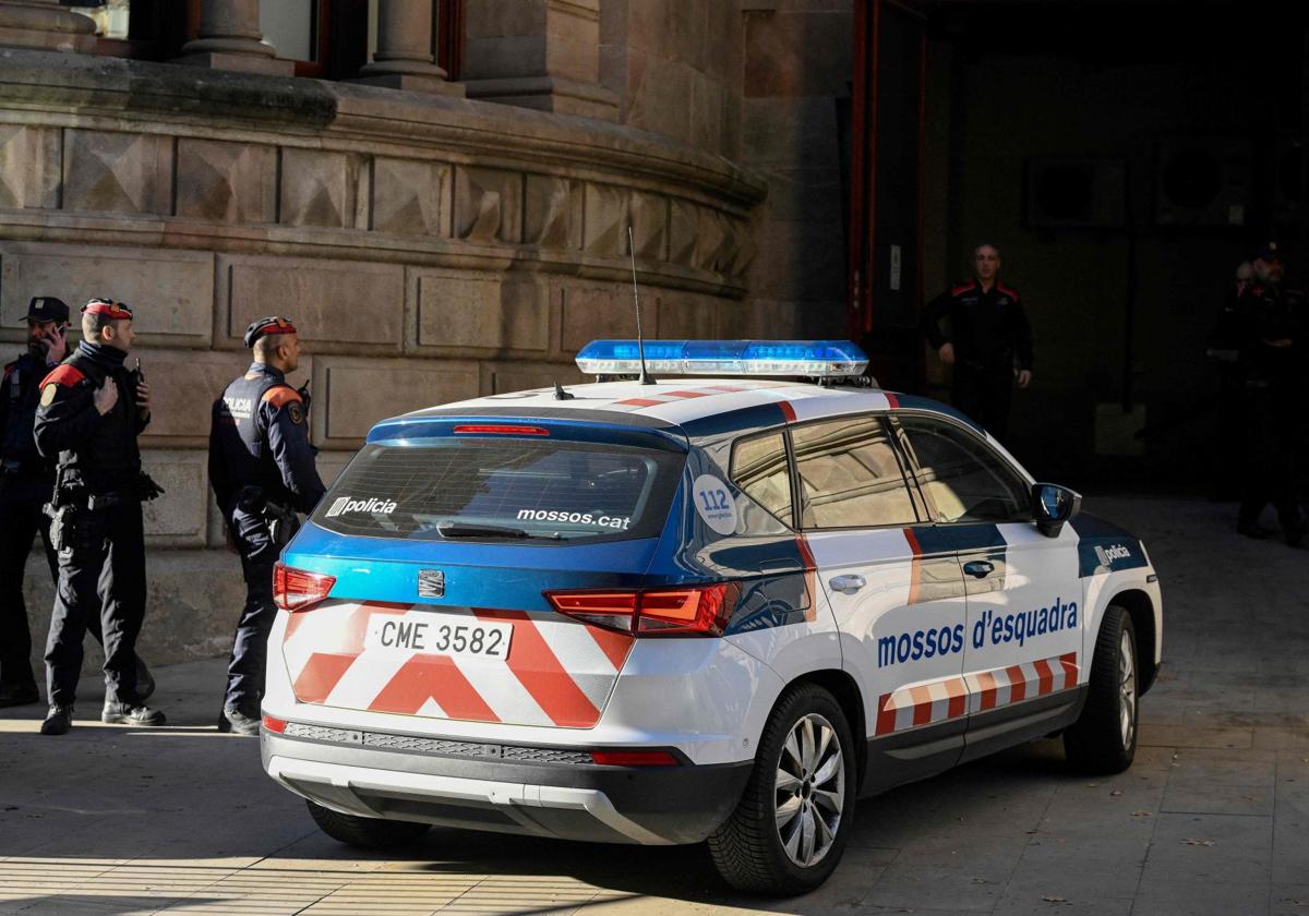 Un coche de los Mossos.