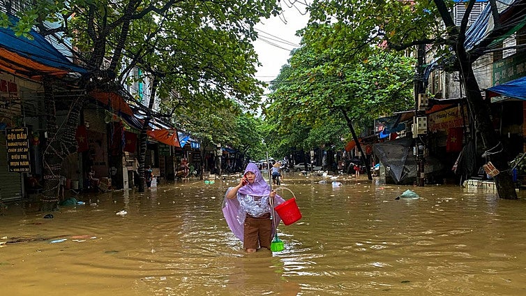 El devastador paso del tifón 'Yagi' por Vietnam, Tailandia y Myanmar