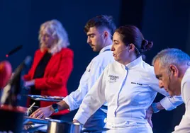 Elena Arzak durante su ponencia en la jornada inaugural de Andorra Taste.