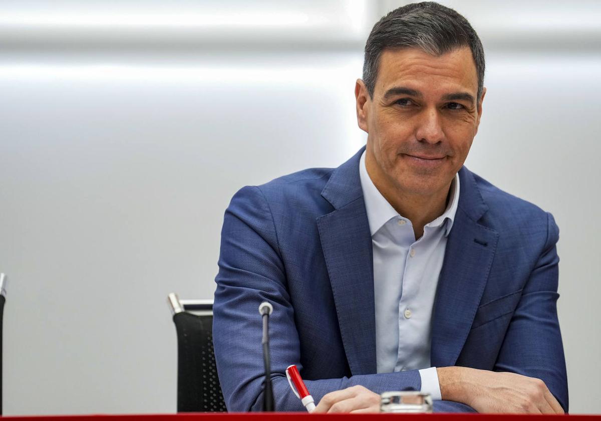 El presidente del Gobierno, Pedro Sánchez