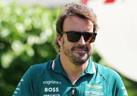 Fernando Alonso, antes del Gran Premio de Singapur