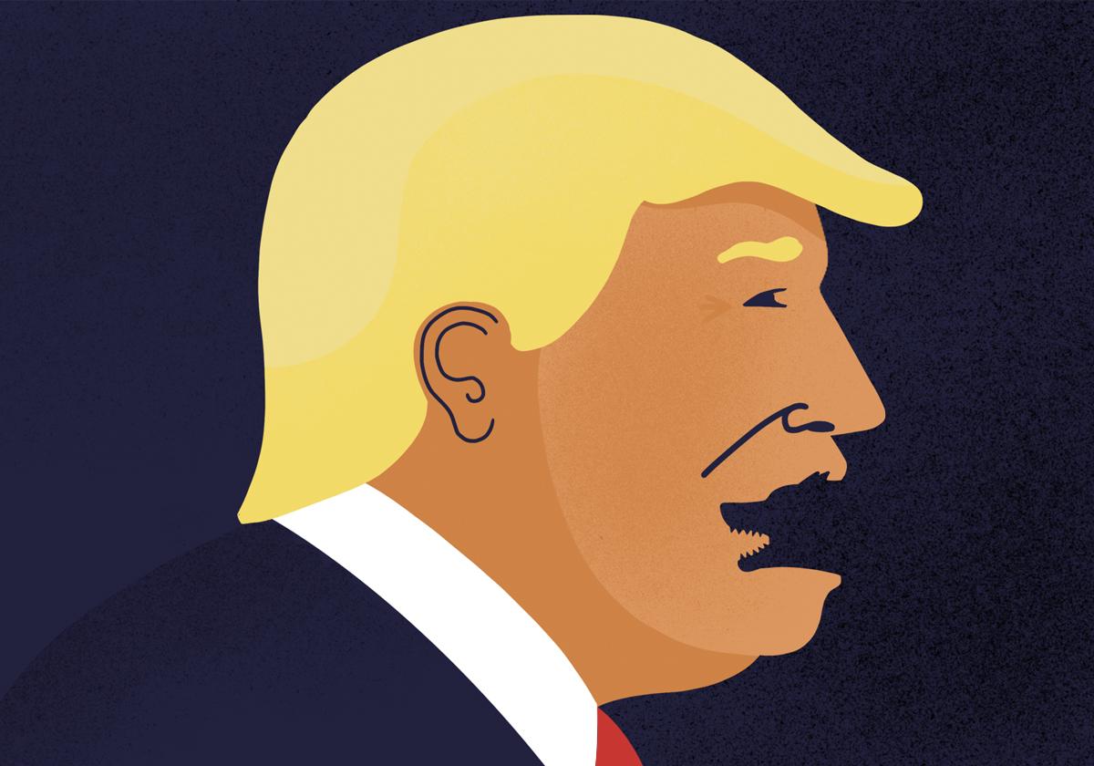 La lengua de trump