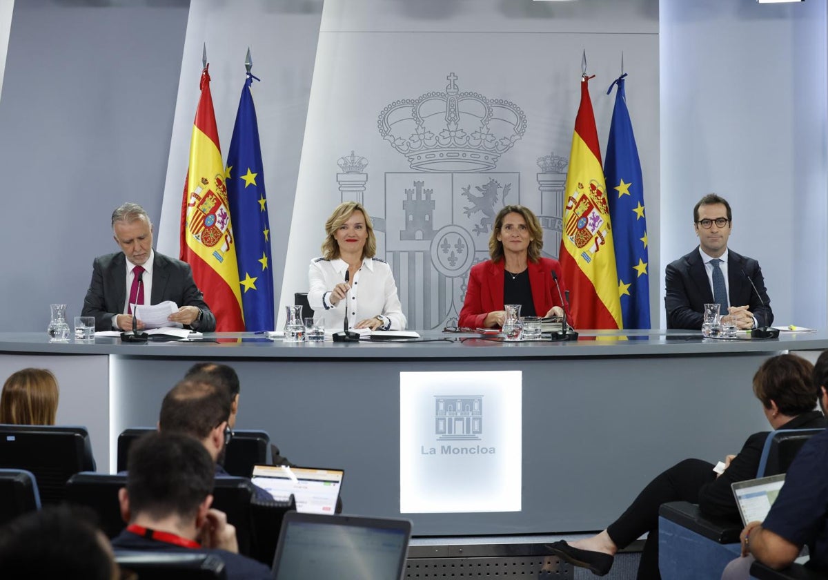 Rueda de prensa posterior al Consejo de Ministros.