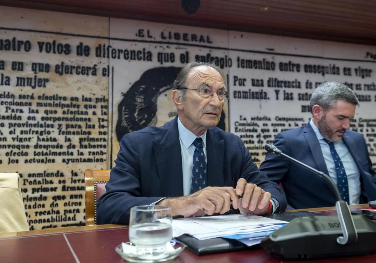 El sociólogo Emilio Lamo Espinosa, en el Senado, este miércoles