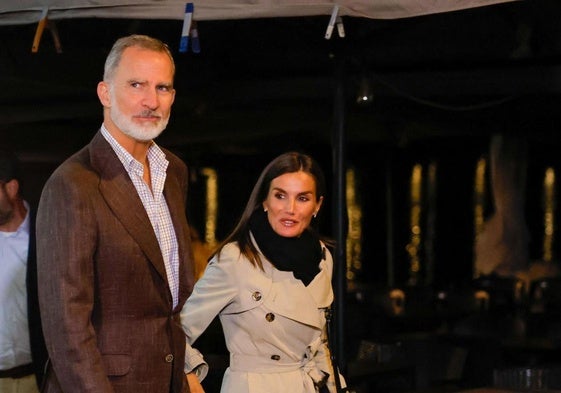 Los reyes Felipe VI y Letizia