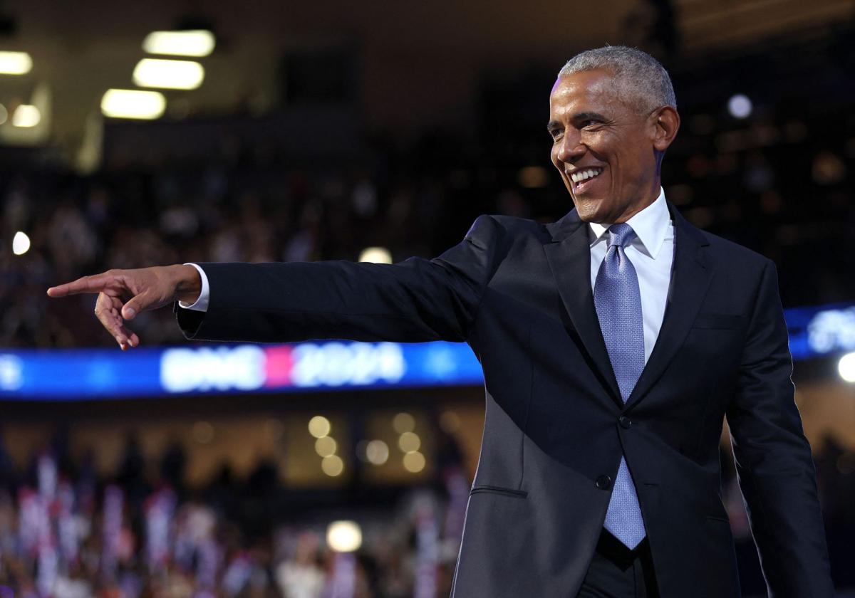 Obama, en la Convención Nacional Demócrata de agosto.