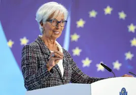 La presidenta del BCE, Christine Lagarde.