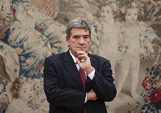 El gobernador del Banco de España, José Luis Escrivá, en su toma de posesión.