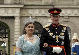 Enrique de Luxemburgo junto a su mujer.