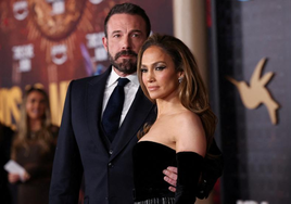 Jennifer Lopez junto a Ben Affleck.