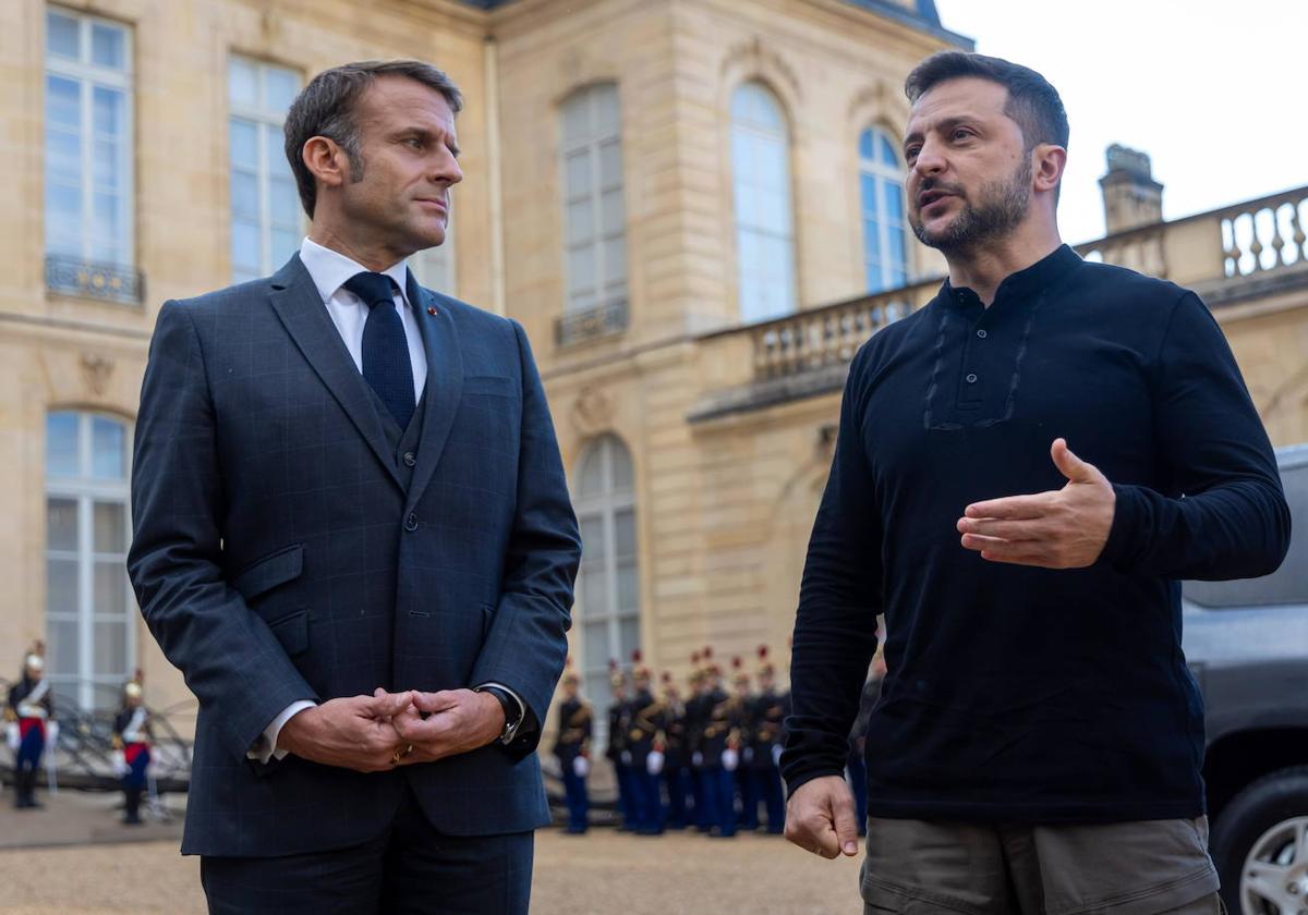 Volodímir Zelenski visitó Francia en su reciente gira exprés por varios países europeos.