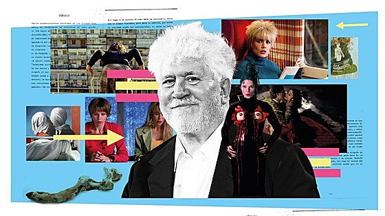 De la pata de jamón a los estampados: cómo se hace notar Almodóvar