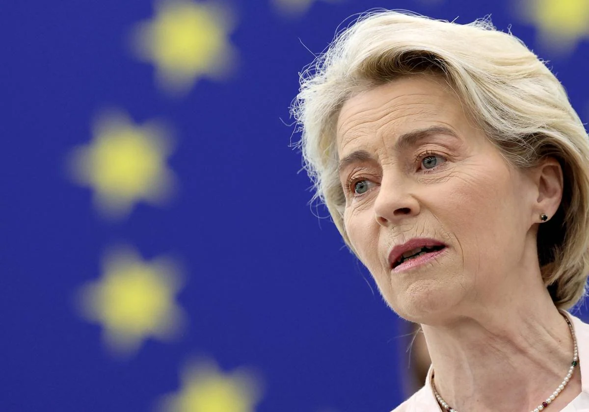 La presidenta de la Comisión Europea, Ursula von der Leyen.