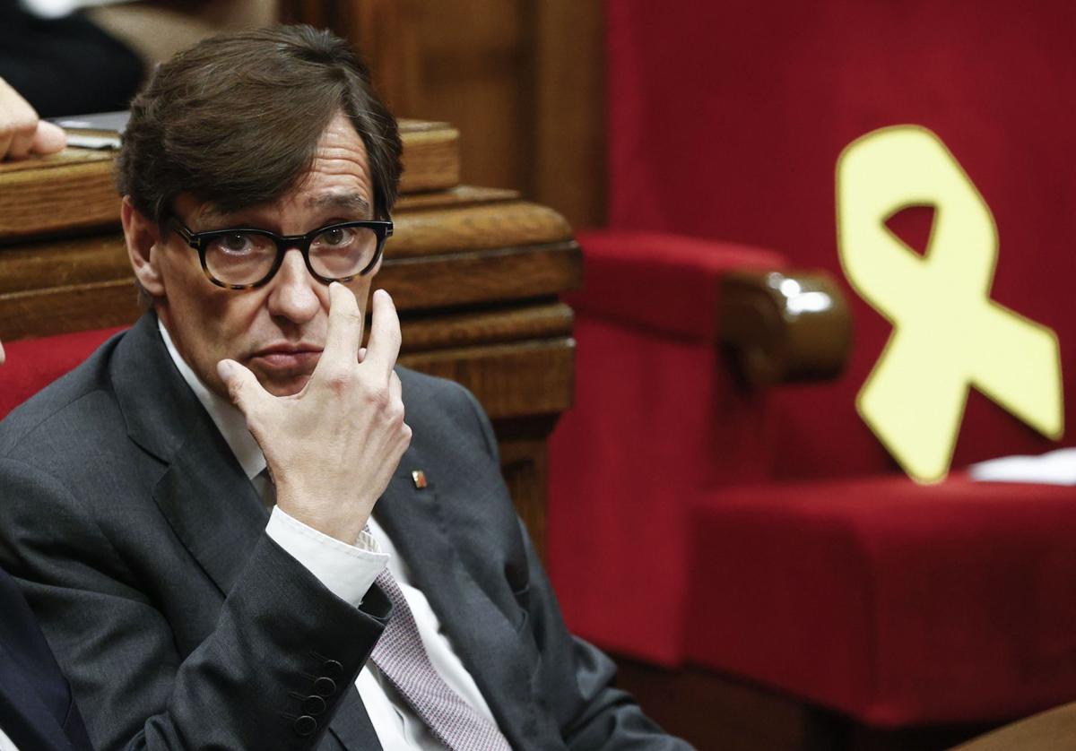 El presidente de la Generalitat de Cataluña Salvador Illa