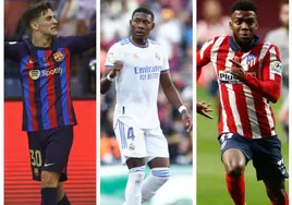 Gavi, Alaba y Thomas Lemar, tres jugadores que no han debutado