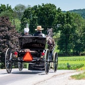 Un amish, un voto para Trump