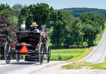 Un amish, un voto para Trump