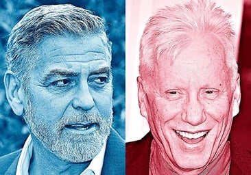 George Clooney, el glamur de los demócratas, contra James Woods, el Hollywood trumpista