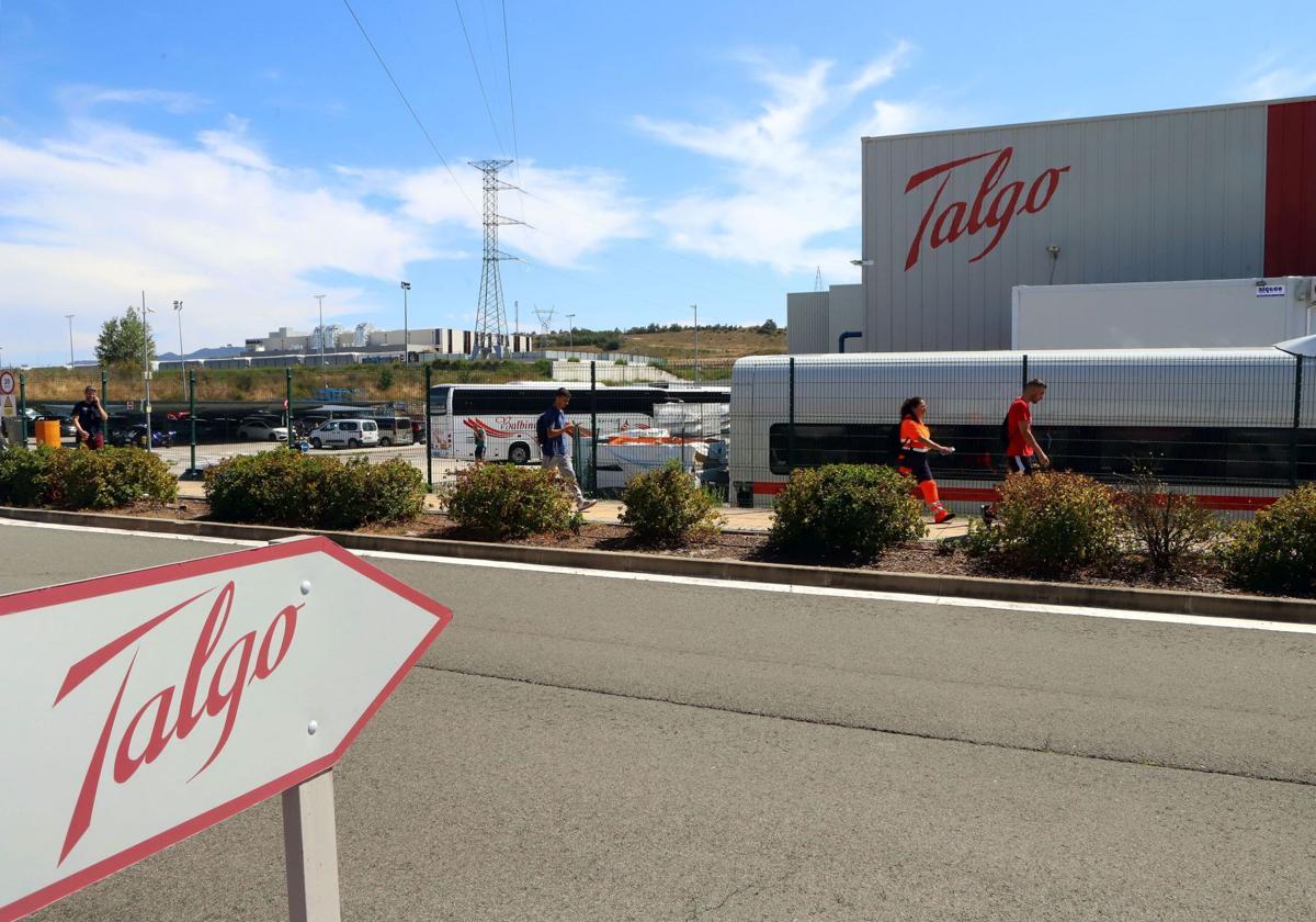 Fábrica de Talgo en la localidad alavesa de Ribavellosa.