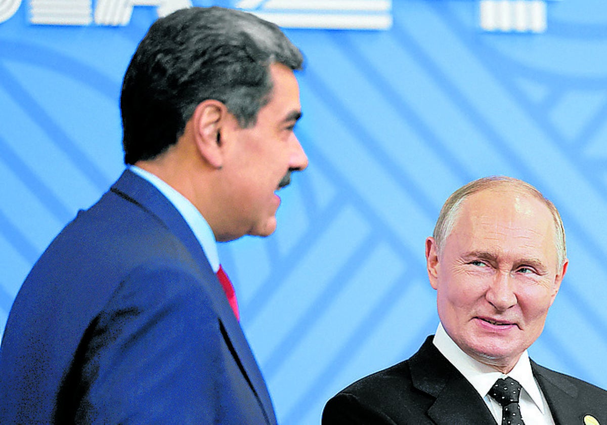 Maduro y Putin se encontraron en Kazán.