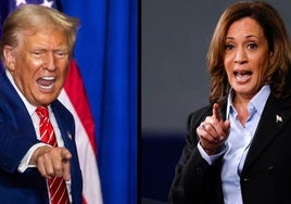 Donald Trump y Kamala Harris.