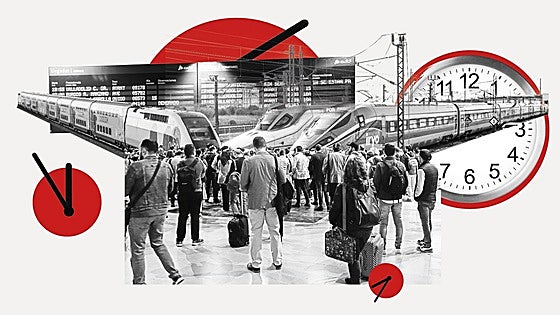 El tren descarrila en las vías de la impuntualidad