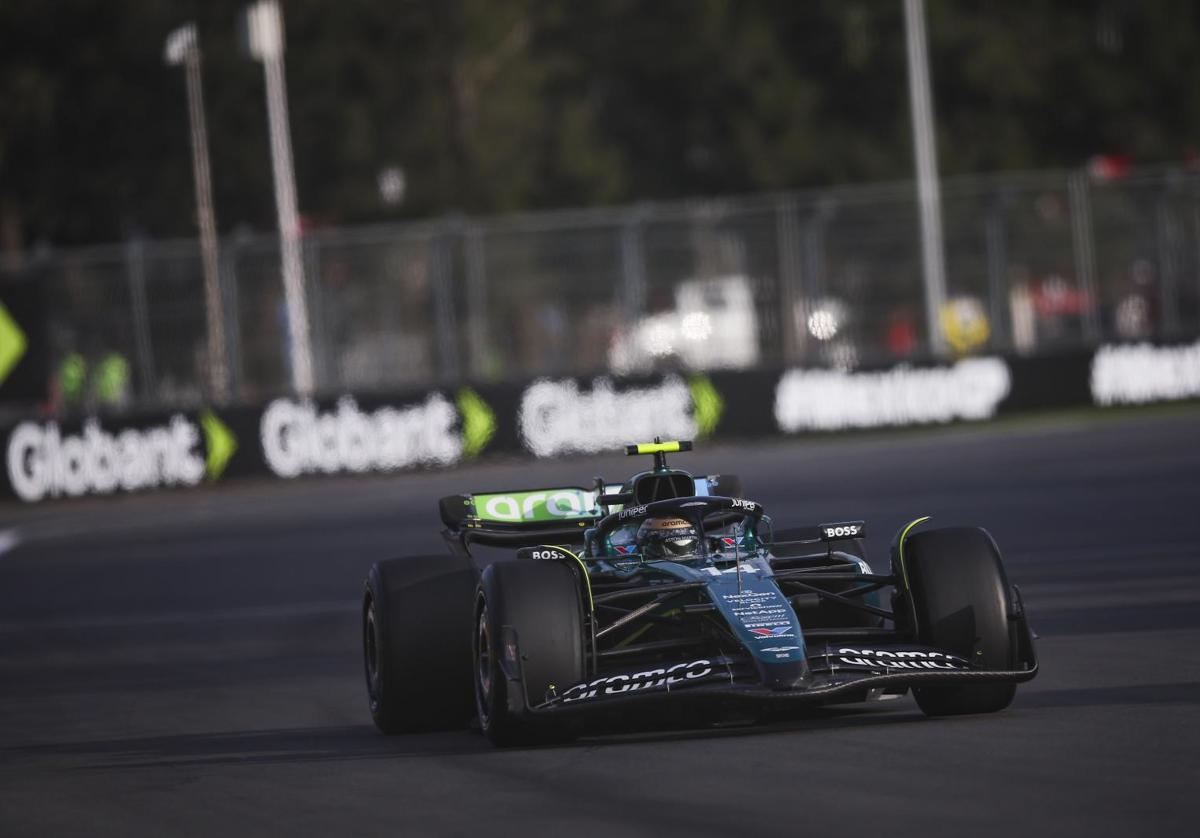 Fernando Alonso, durante el Gran Premio de México 2024.