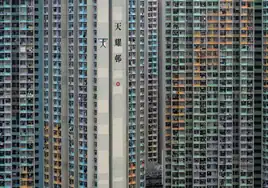 Bloques residenciales en Hong Kong, la ciudad con la vivienda más cara del mundo.