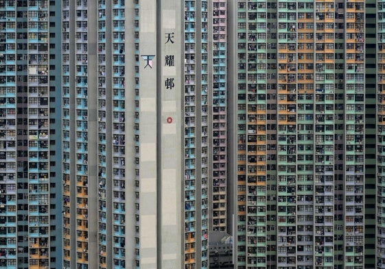 Bloques residenciales en Hong Kong, la ciudad con la vivienda más cara del mundo.