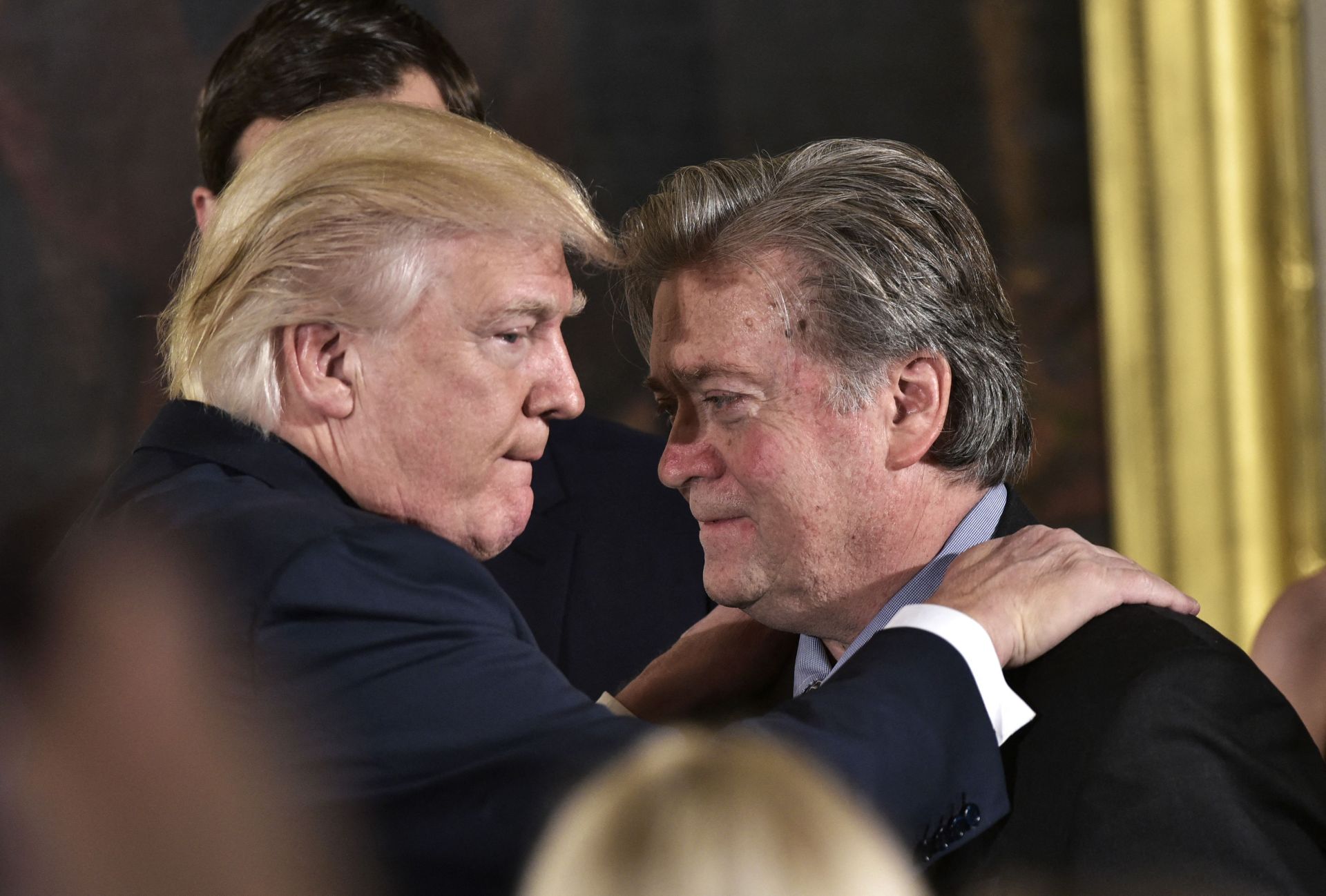 Donald Trump y Steve Bannon, en una foto de archivo.