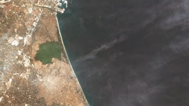 Imagen antes - Vista desde el espacio de la Comunidad Valenciana.