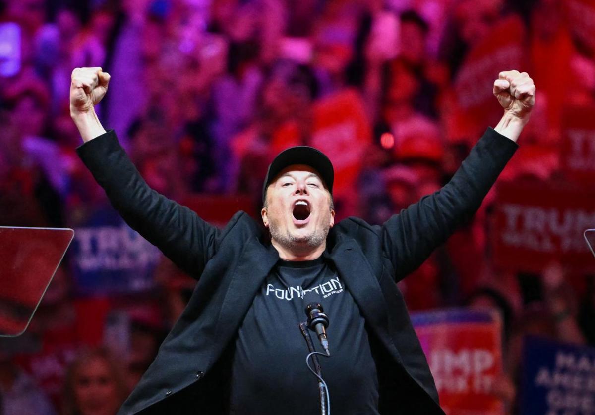 Elon Musk participó en el mitin que dio Donald Trump la pasada semana en el Madison Square Garden ante miles de personas.