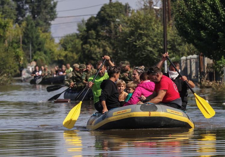 Grecia, inundada también en 2023 tras el paso de Daniel.