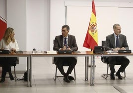 El Rey preside el lunes el comité de crisis por la dana en la base de Torrejón, junto a Pedro Sánchez.