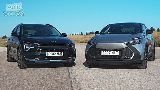 Toyota C-HR 140H vs Kia Niro 1.6 HEV: dos SUV híbridos baratos