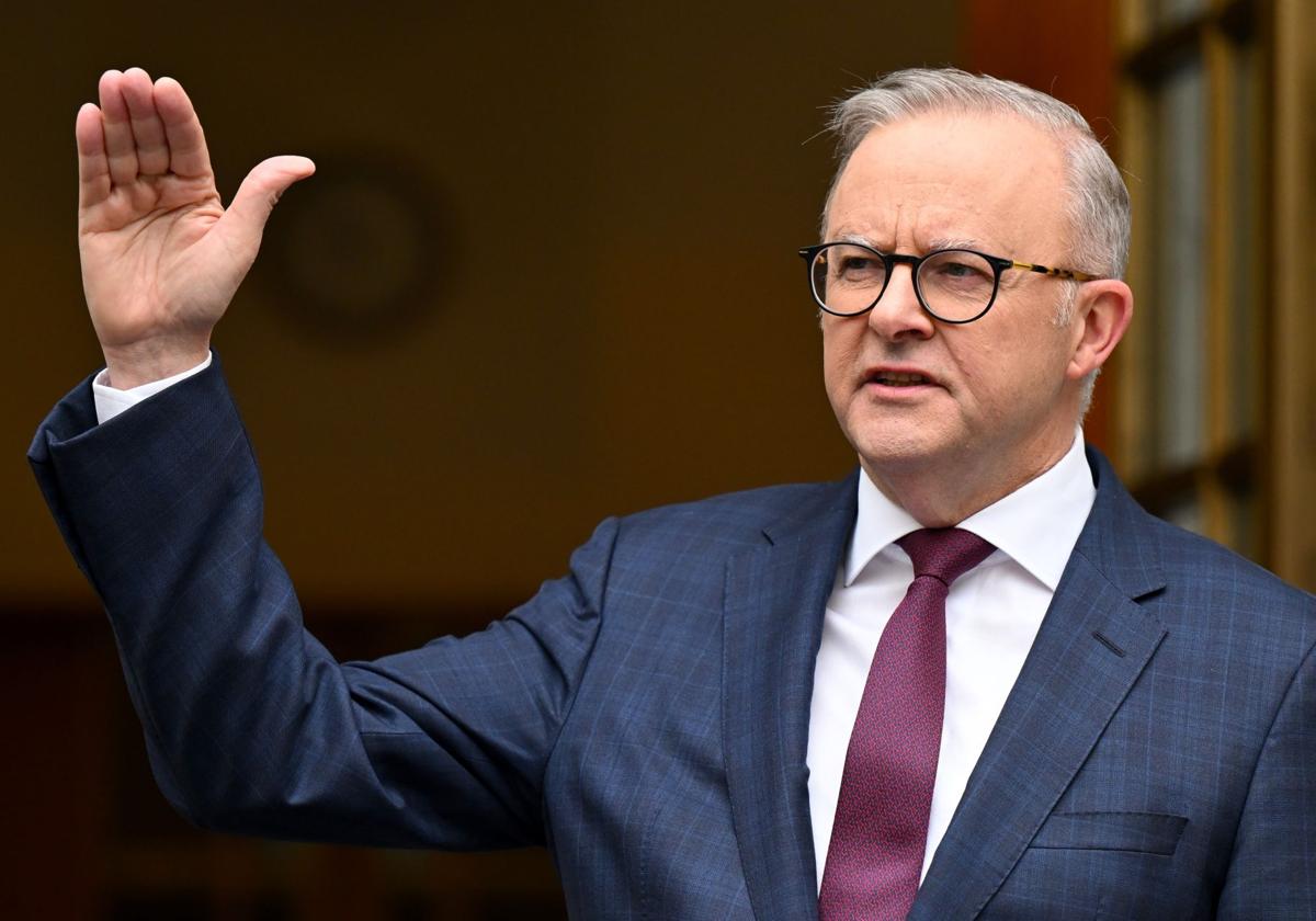 El primer ministro australiano, Anthony Albanese.