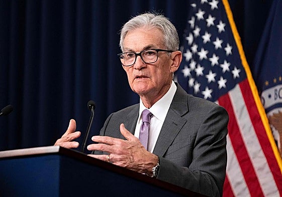 El presidente de la Reserva Federal (Fed), Jerome Powell.