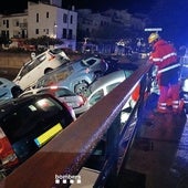 Los aguaceros inundan Cadaqués y arrastran una treintena de coches