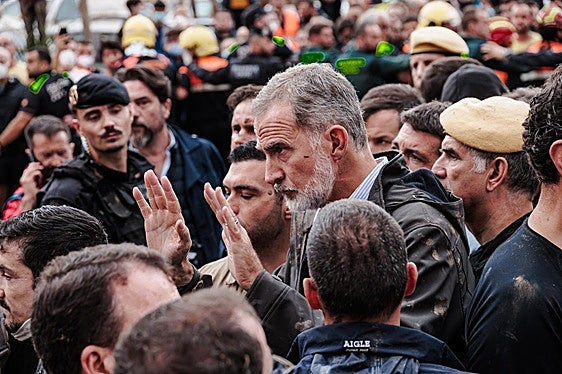 El Rey volverá el martes a Valencia para visitar el operativo militar por la DANA