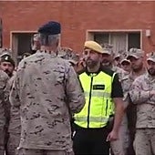 Militar y deportista, el héroe de la riada que habló con el Rey