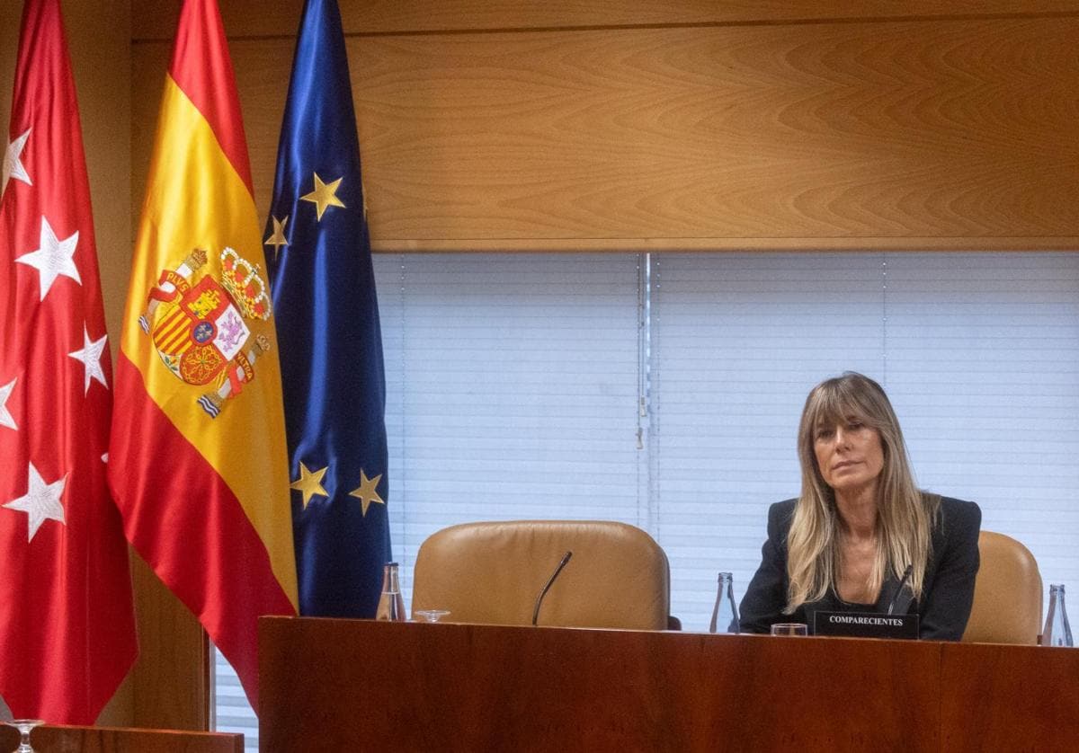 Gómez el pasado miércoles en la comisión de investigación de la Asamblea de Madrid