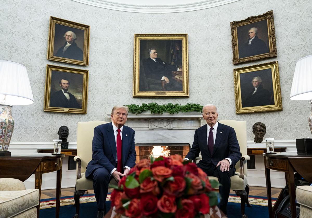 El presidente de EE UU, Joe Biden, recibió a su sucesor en el cargo, Donald Trump, el pasado miércoles en la Casa Blanca.