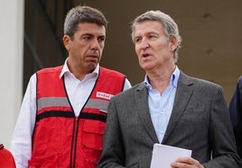 Carlos Mazón y Alberto Núñez Feijóo.